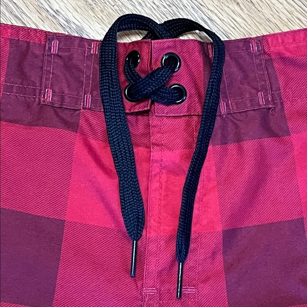 Manchester United Board Short/Swimmers Red Black w/Pocket & Logo Men's Size 36